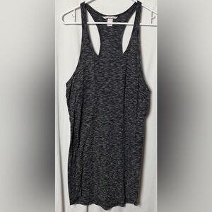 Victoria’s Secret Heather Black Racerback Sleep Tank Top Size XL